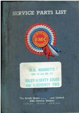 RILEY 4/68 4/72 & MG MAGNETTE