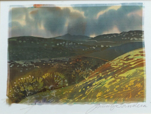 Jenny sanders signed batik - jenny, sanders.