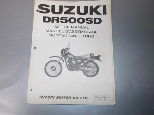 Orignal suzuki 1982 dr500sd - orignal,