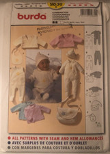 Burda 9830 Infant's Tops
