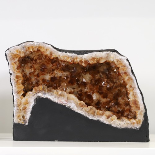 Citrine cathedral geode - citrine,