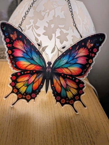 Vibrant butterfly suncatcher - vibrant,