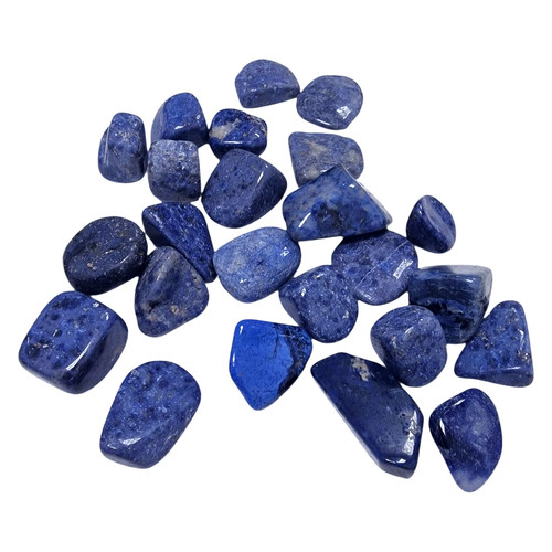 Dumortierite tumble stone - tumble,