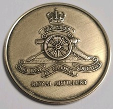 Handmade Brass Royal Artillery Coin – Ubique & Quo Fas Et Gloria Ducunt Emblem