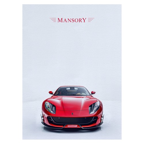Red sports car modern poster - red, |