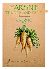 Organic PARSNIP ? TENDER AND TRUE ❁ 100 Seeds HEIRLOOM ? Non GMO