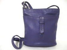 Purple Real leather Bucket