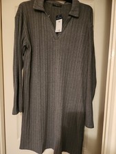 Matalan Grey DRESS SIZE 14 NEW