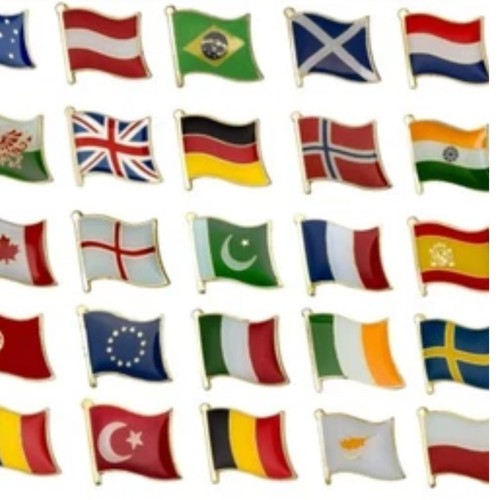 National country flag lapel - flag, /