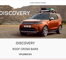 Land Rover Discovery 5 L462 Locking Roof Cross Bars Genuine VPLRR0154