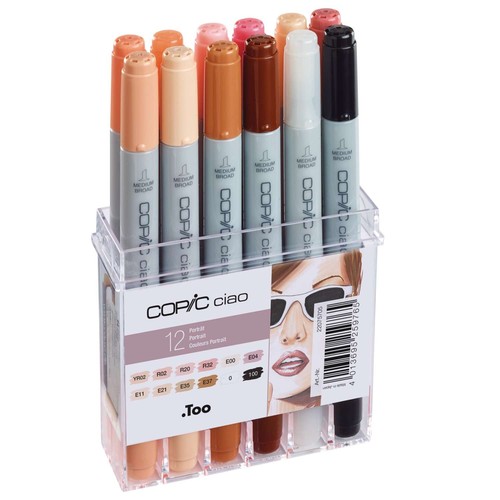 Copic ciao portrait - copic,