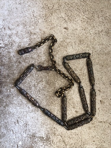 Vintage barrel weave chain - vintage,