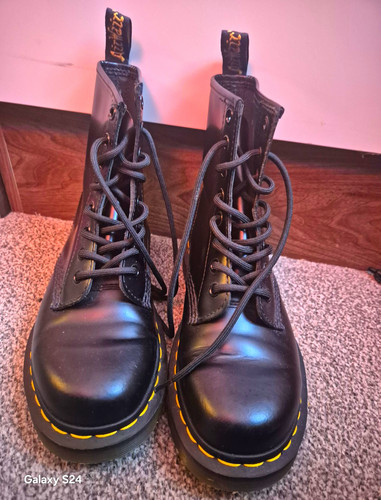 Martens black leather - dr.,