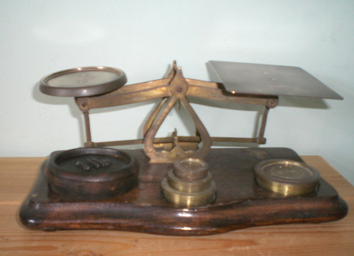 Vintage english postal scales - vintage,