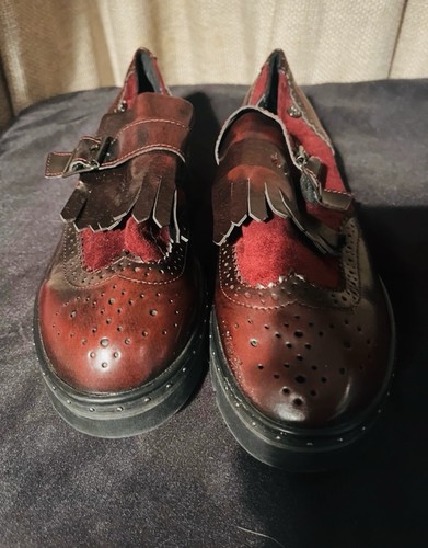 Xti shoes brogues burgnady - xti,