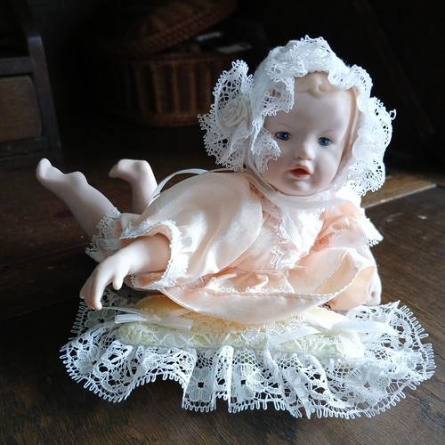 Porcelain miniature heather - porcelain, 'heather'