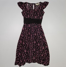 Bettie Page Womens Dress Black
