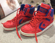 Converse Weapon Mid Tops Red/Blue/White UK 8.5, Basketball, VGC