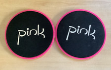 PINK 2 x Conditioning Core Sliders Dual Sided for Hard Floors & Carpet 18cm Diam