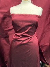 1m  Two Tone Wine Red Taffeta