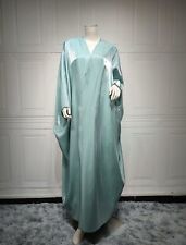 Teal Open Kimono Abaya - Batwing Style