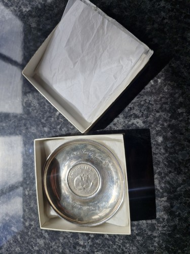 Sterling silver dish - silver,