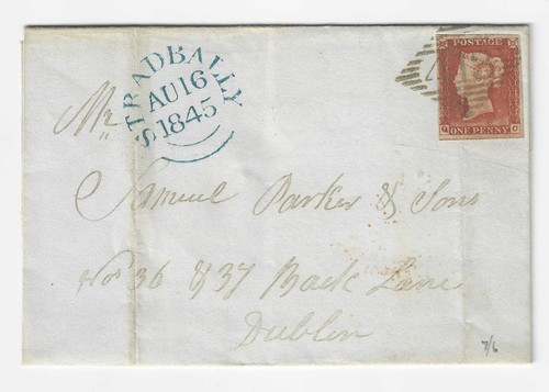 Penny red stamp q c - red, q-c