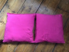 IKEA 2 X Pink Cushion Cover With Cushion 50 X 50cm (GURLI & Dunelm cushion pad)