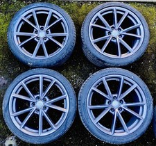 19” Genuine Audi A4 S4 A5 S5 S-Line V Spoke Alloy Wheels & Tyres 8W0601025BD