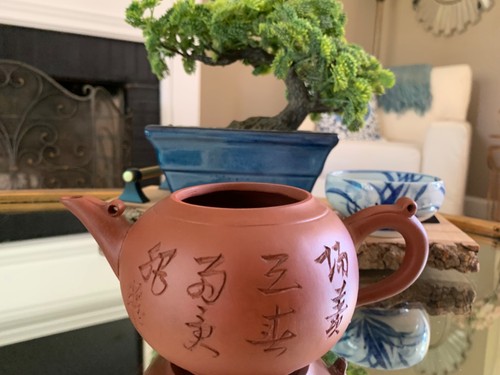 Chinese teapot yixing red - chinese,