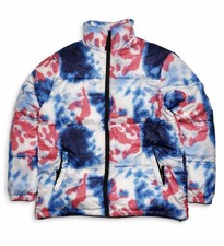 WESC Tie dye blue and red/pink