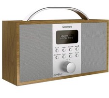 New Wooden Portable DAB Radio