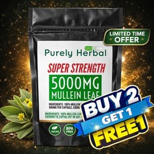 Mullein Leaf Capsules 5000mg