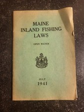 July 1941 Maine Inland Fishing