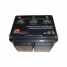 Rhino Fan Speed Controller 2 x 300W Thermostatic Temperature Control Hydroponics