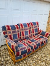 Ercol Renaissance Three seater settee sofa original ercol fabric