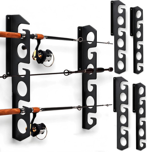Fishing rod racks wall - rod,