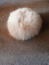 Vintage Retro Real White Fox