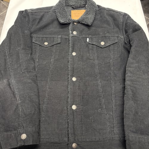 Levi sherpa trucker - trucker, black