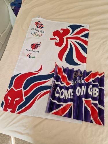 Team paralympics tea towel - team,