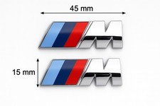 BMW GENUINE M SPORT WING BADGE 1 2 3 4 5 6 7 Series X3 X5 Z4 F20 F30 LEFT RIGHT