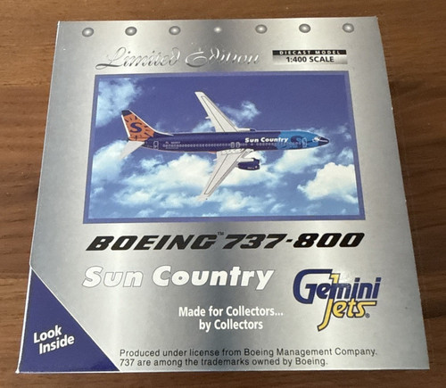 Gemini jets 400 sun country - jets,