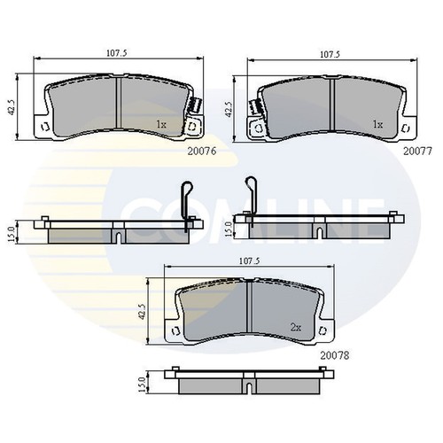 Brake pads set for - pads,