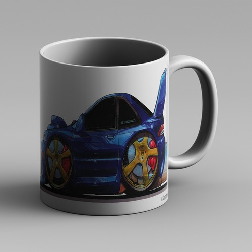Kartoons koolart mug subaru - kartoons,