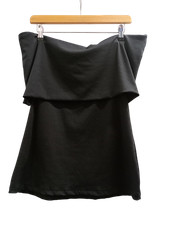 Next Black Ribbed Off-Shoulder