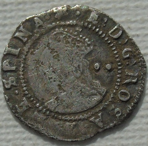 Elizabeth hammered silver - i,
