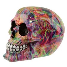 Rainbow Marble Effect Skull -