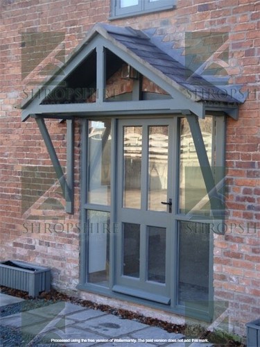 Modern timber front door - modern,