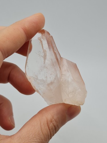 Pink lemurian quartz - pink, point