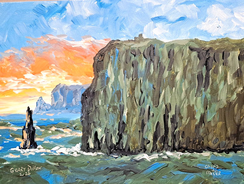 Original irish art 16x12 - original,